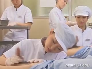 Ιαπωνικό νοσοκόμα ρουφάτε σπέρμα έξω του καυλωμένος/η ψωλή