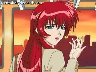 Sexy Redhead Anime Babe Gets Tiny Snatch Part4